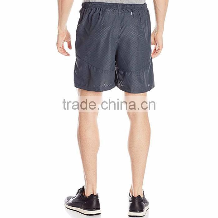Professional design custom quick dry breathable men running shorts
