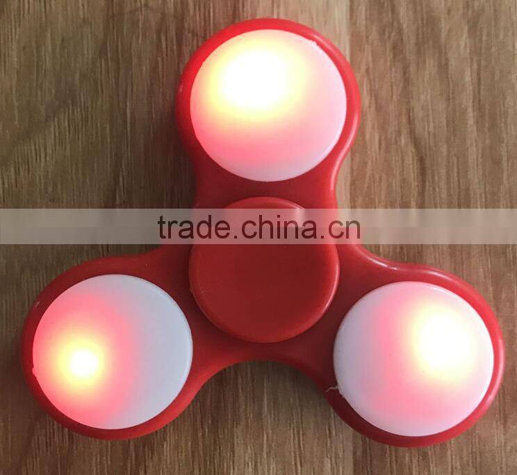 Best Seller 2017 New Toy ABS LED Fidget Spinner Hand Spinner