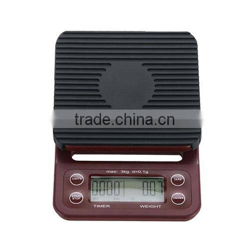Coffee With Electronic Said Timing Function Of High Precision Electronic Kitchen Baking Bar Gram Electronic Scale/Timer Drip Cof