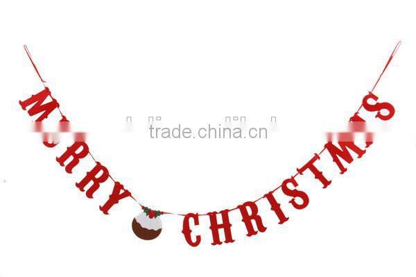 1.2 meter felt Merry Christmas XMAS bunting garland party home decoration gift