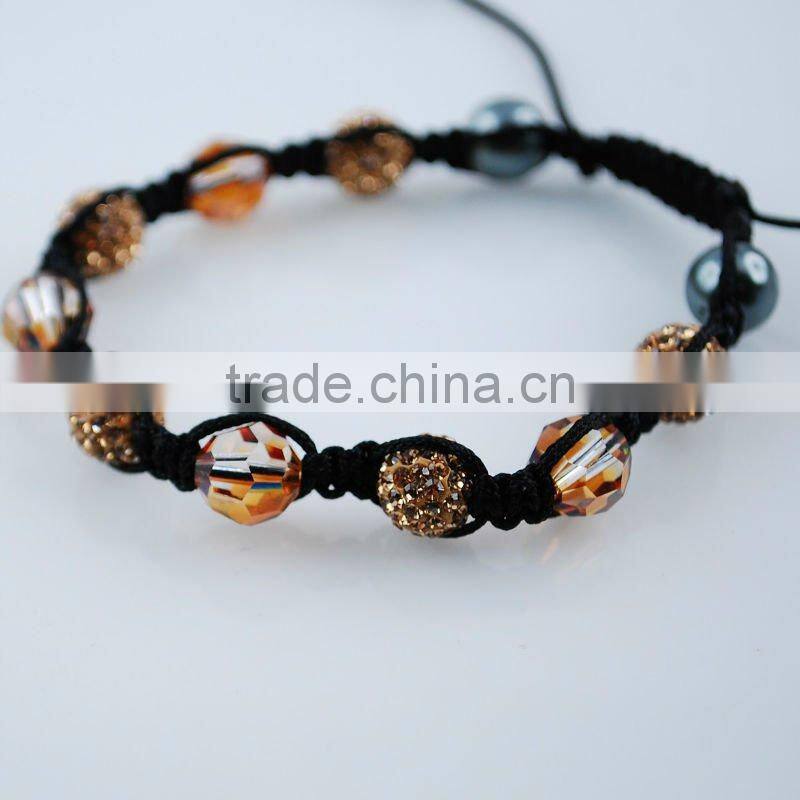 Austrian Rhinestone Shamballa bracelet