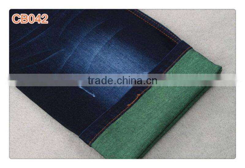 high quality best price cotton polyester stretch slub bull denim fabric for girls' jeans and shorts
