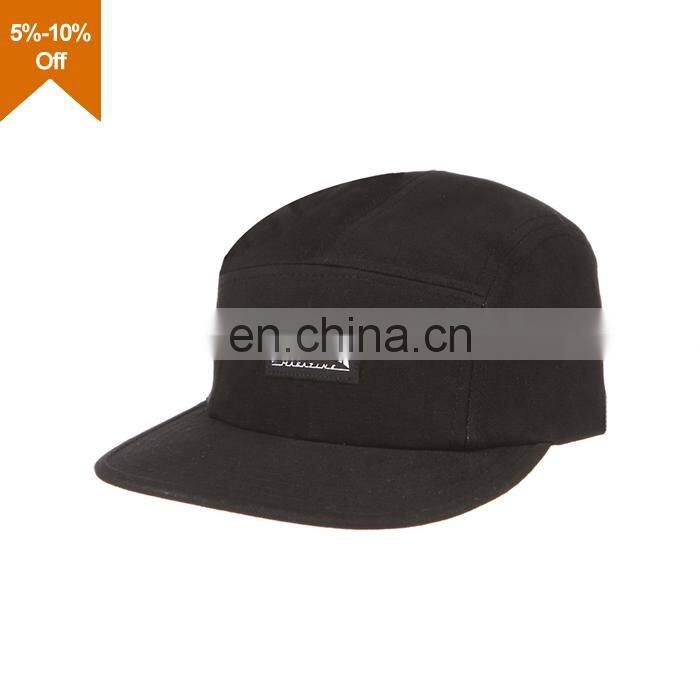 leaf print pattern 5 panel hat