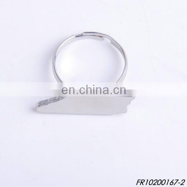 925 sterling silver crystal star finger ring