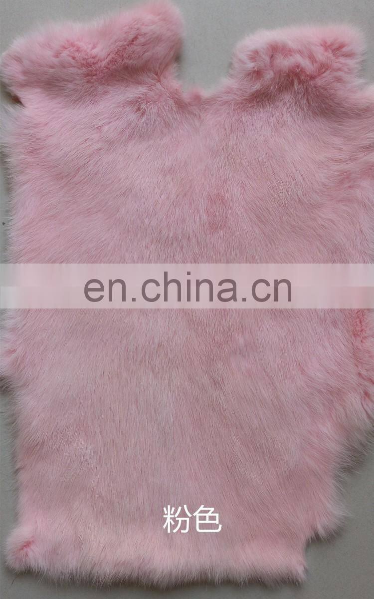 China Factory Price Real Rabbit Fur Skin Rabbit Fur Pelt for clothing