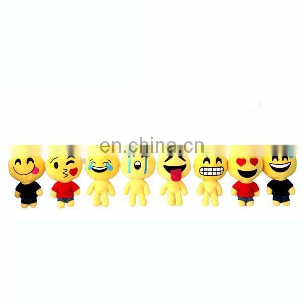 Pretty Kid Doll Hot Selling Emoji Stuffed Toy China Wholesale Custom Emoji PP Cotton Filling Pillow
