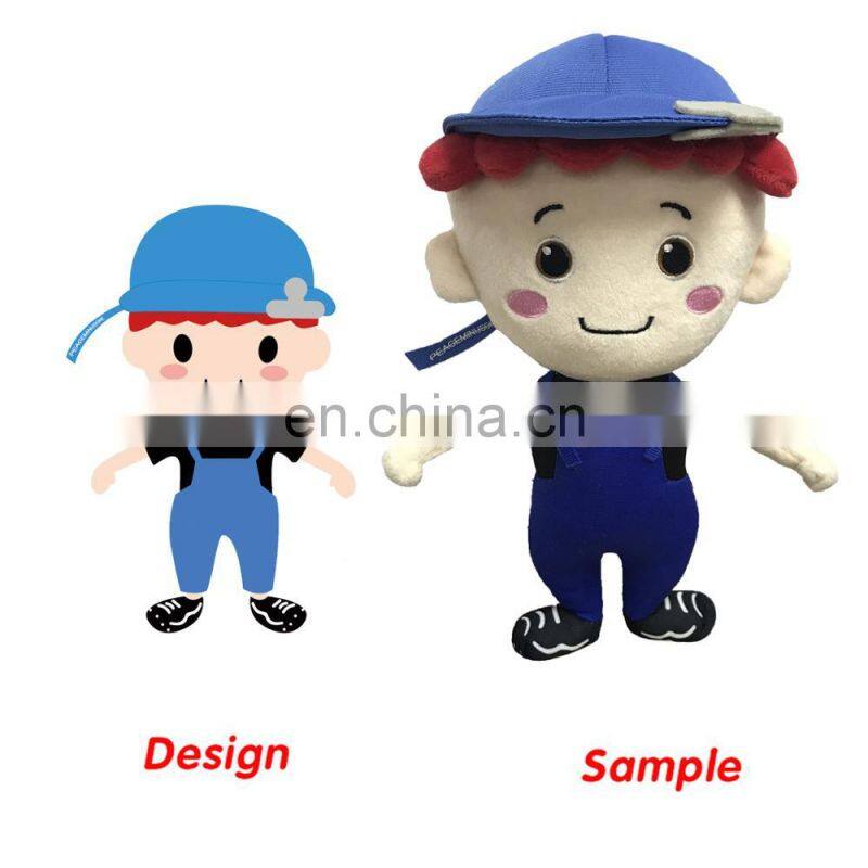 Welcomed Custom Cartoon Character Soft Toy Doll Oem Plush Toys