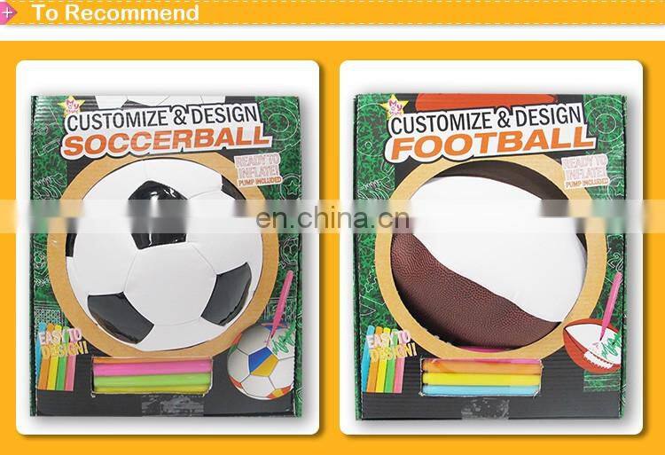 DIY CRAFT KIT DESIGN coloring FOOTBALL