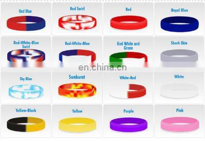 Bottle price thick silicone bracelet for summer camp