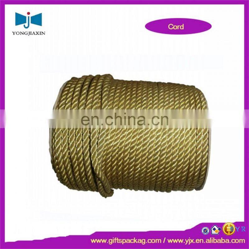 twisted cord 1mm-12mm 3 strand nylon,cotton,polyester twisted cord