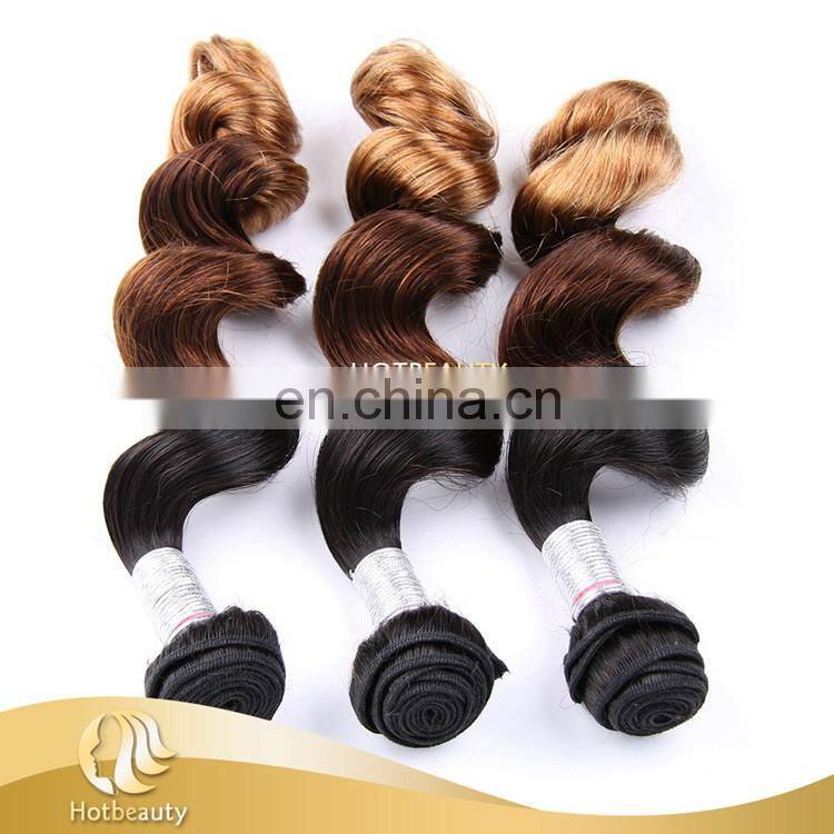 3 Tone Color Loose Wave Loose Wave No Mix Animal Hair
