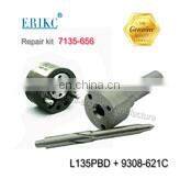 Injector repair kit 7135-659 include control valve 9308-621C and diesel nozzle L097PBD for fuel injector EJBR01901Z