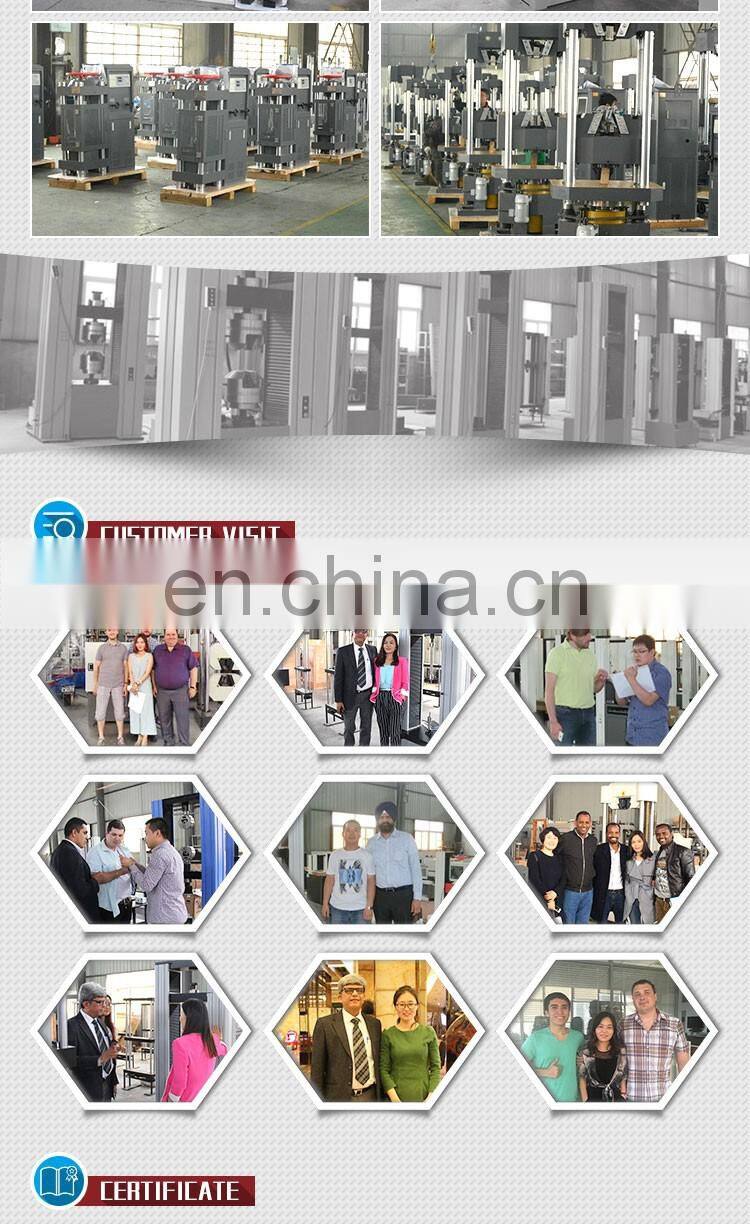 HYJ-600S 600kn 60Ton Digital Display Manhole Cover Pressure Compression Testing Machine
