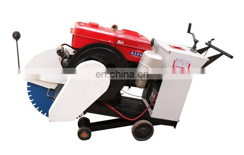 Diesel engine asphalt concrete road cutter cutting machine with water jet