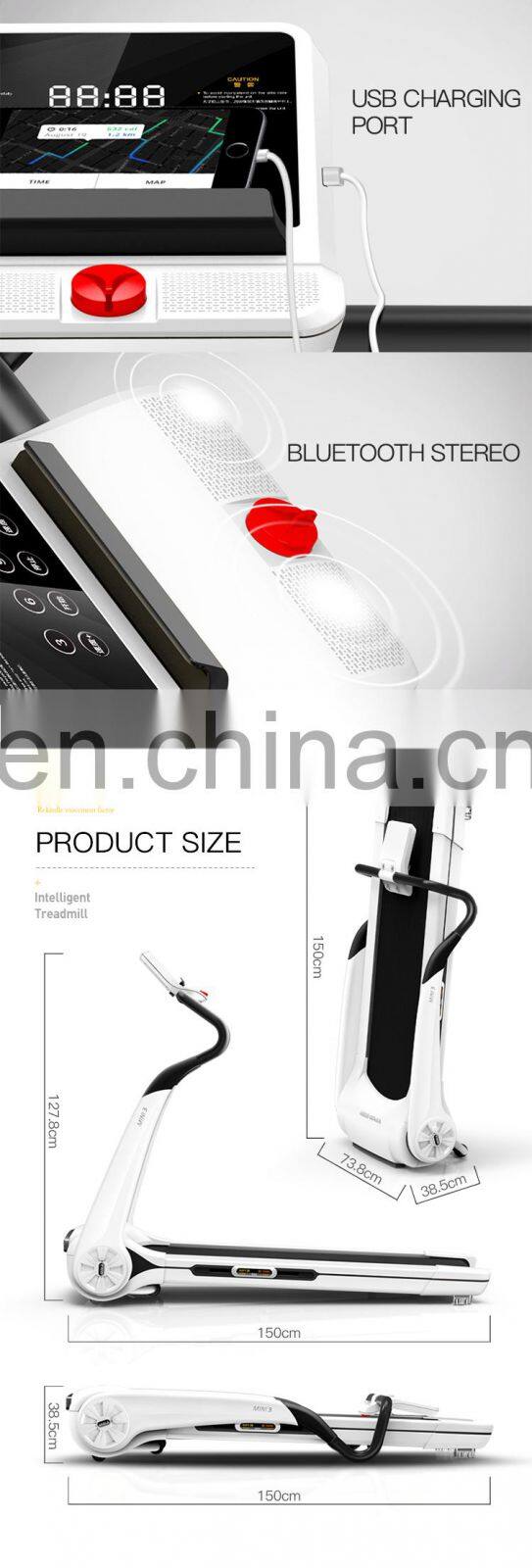 YPOO MINI home fitness walking machine wholesale Fitness exercise treadmill