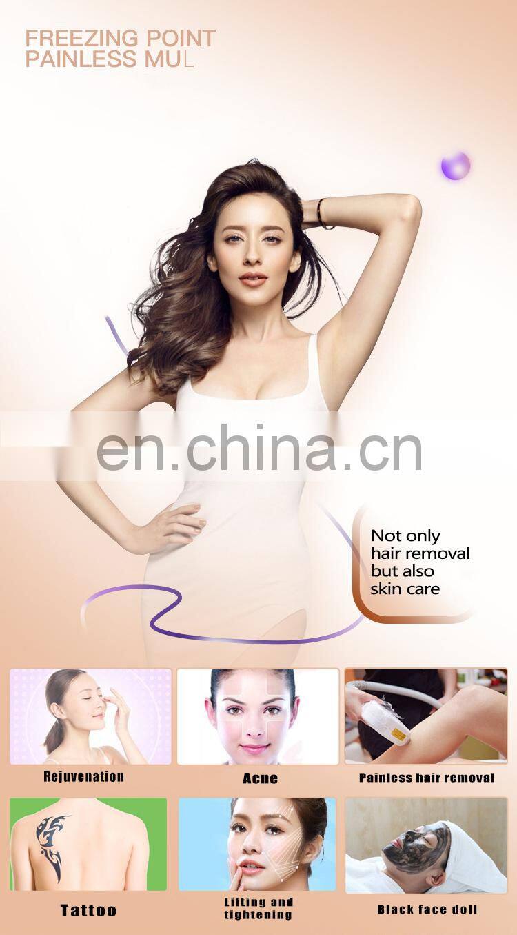 Multifunction 360 Magneto Optical System +755 nm Picosecond Laser + RF Laser Hair Removal 3 in 1