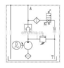 24VDC 800W China factory direct sale Stacker Hydraulic Power Units Pack