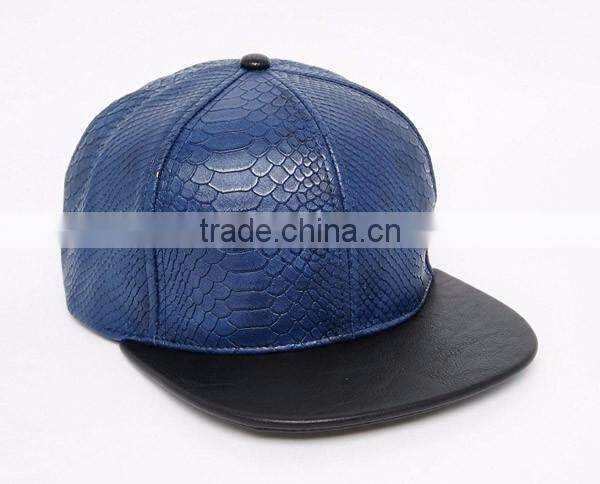 2016 Wholesale High Quality Leather Snapback
