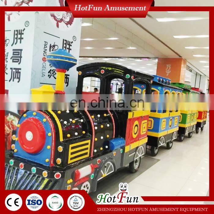 18 seats trackless train amusement ridse equipment children's electric train for sale