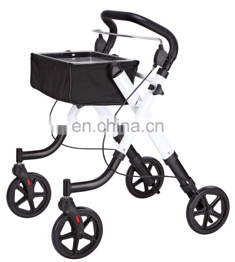 Rollator manufacturers aluminum lightweight foldable outdoor forearm walker rollator