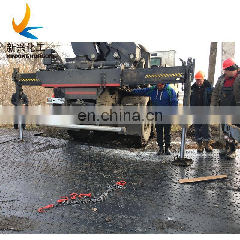 PE Mobile road mat /Oil Field Rig Mats/durable surface for drilling rigs