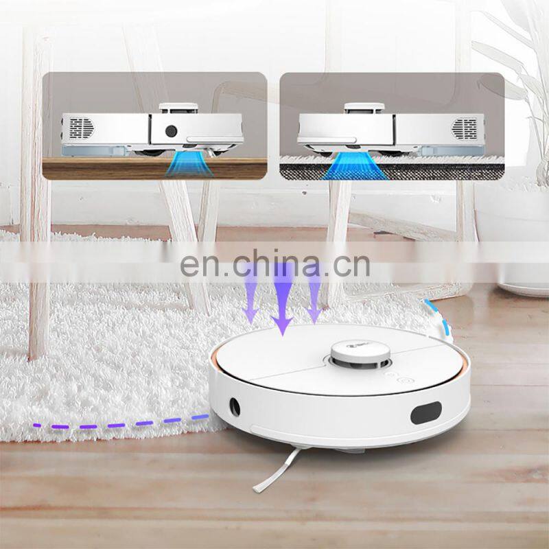 360 S7 Laser Navigation Slam Route Planning 2000Pa Large Suction Ultra-quiet Map Memory Sweeping Floor Mopping Robot