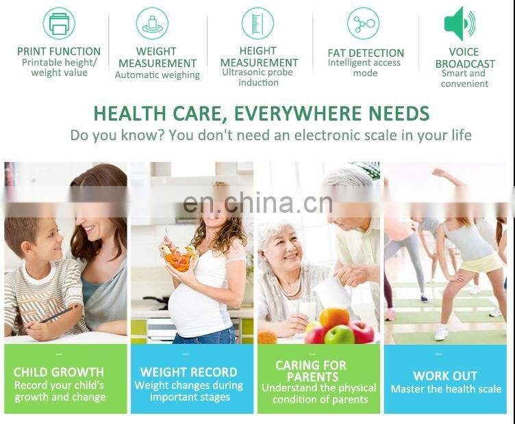 Weighing Measurer Scale Height Scale Digital Height Weight Measuring Scale