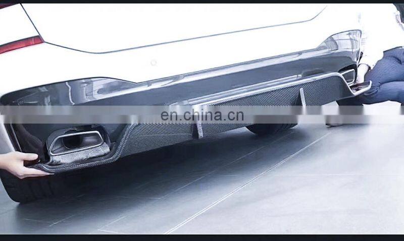 For BMW 6 Series GT Carbon Fiber Front Lip Back Lip and Tail Wing rear spoiler