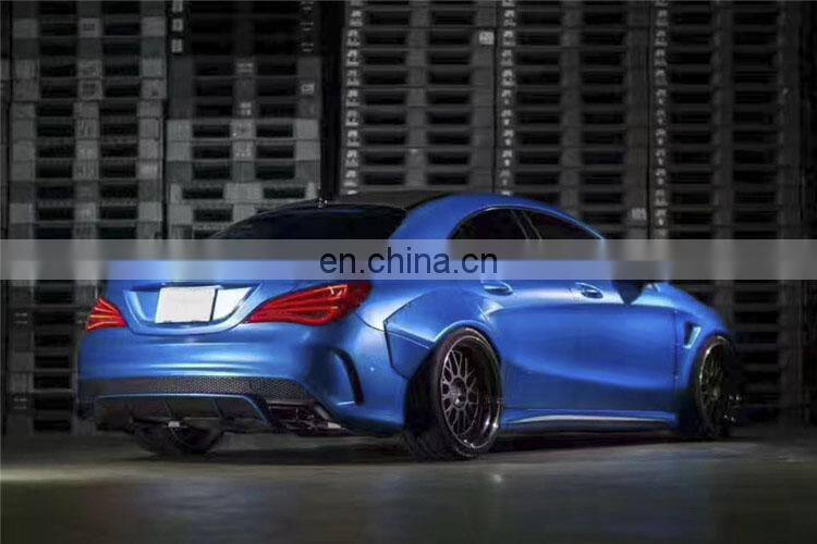 Carbon fiber revoz&port style wide body kit for Mercedes Benz cla45 class w117 front lip rear lip side skirts fender spoiler