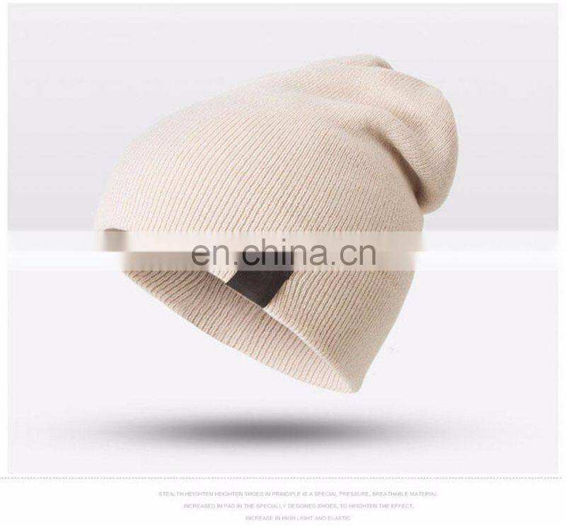 Unisex Brand Hat Winter Hat For Men Women Beanies Women Men Cotton Elasticity Warm Knit Beanies Hat