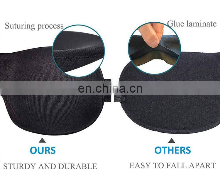 Custom Super Soft Sleeping Eyes Mask 3D Upgraded Sleep Patch Mask Contoured Cup Blindfold Eye Cover Eyemask for Women