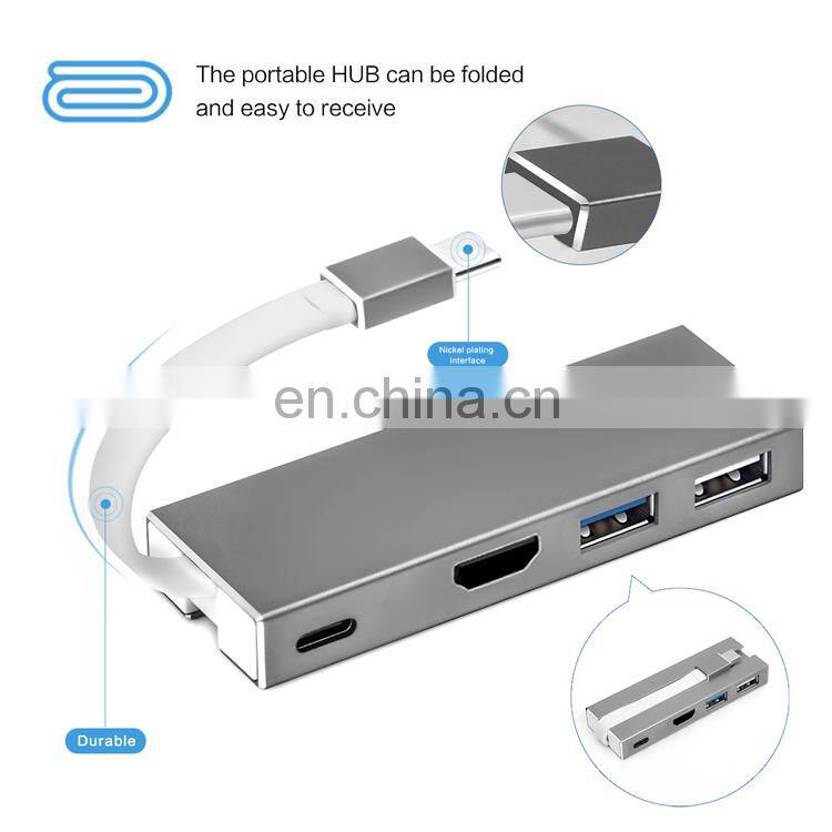2019 Amazon 3.0 3.1 USB 4K Type c Hub For Macbook Adapter Type-c USB-C USB c HUB