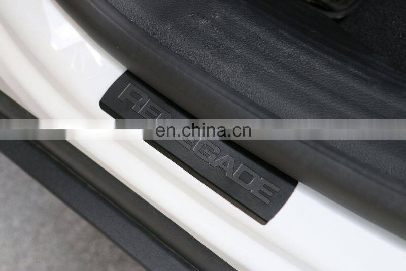 Lantsun Aluminum alloy R008 for Jeep Renegade door sill guard black, red, gold, blue, silver color for option