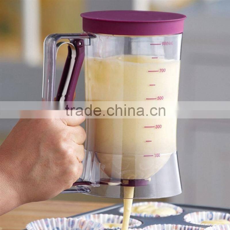 KH Free Design Useful Cake Batter Dispenser With Measuring Label