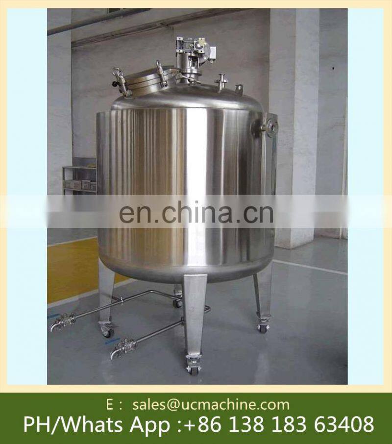 stainless steel mixing tank 1000 litre tank