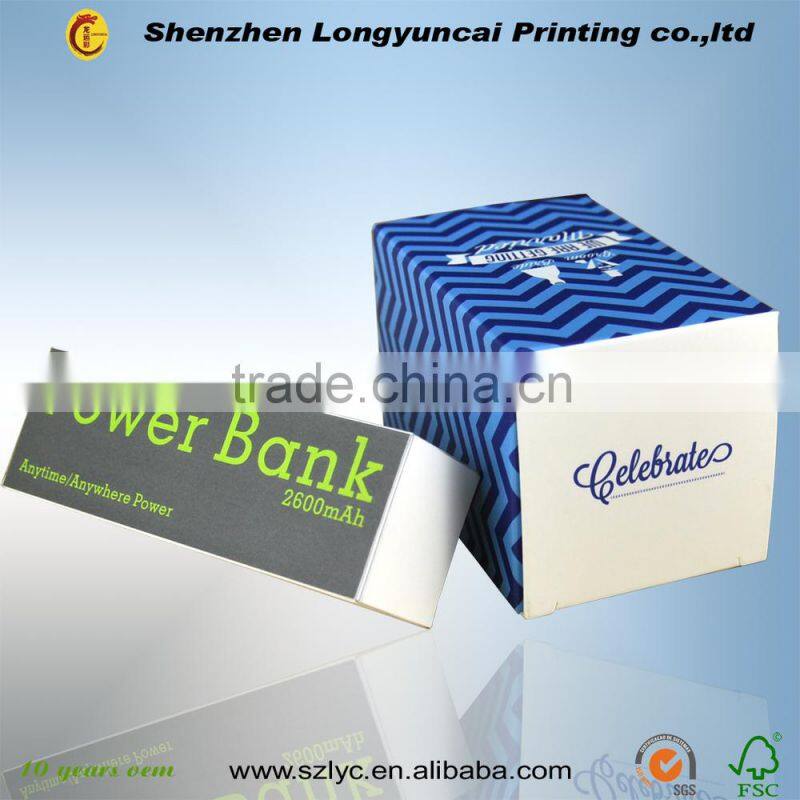 2015 new design high quality color cardboard paper box for candle