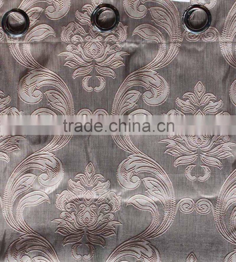 1PC JACQUARD FANCY WINDOW CURTAIN WITH 8 GROMMETS