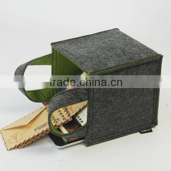 Custom Blank Felt Storage Organizers/Handle Storage Organizer With Bins