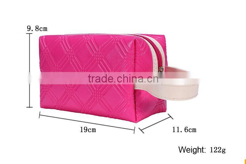 Large capacity pillow type cosmetic bags clear plastic cosmetic bags