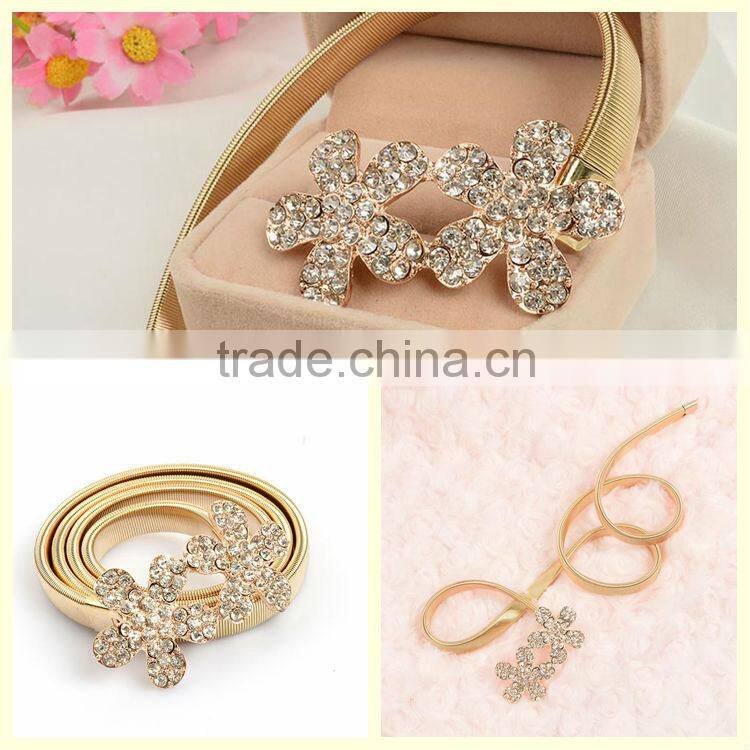 Stainless steel body jewelry fancy dubai gold waist chain belly chains