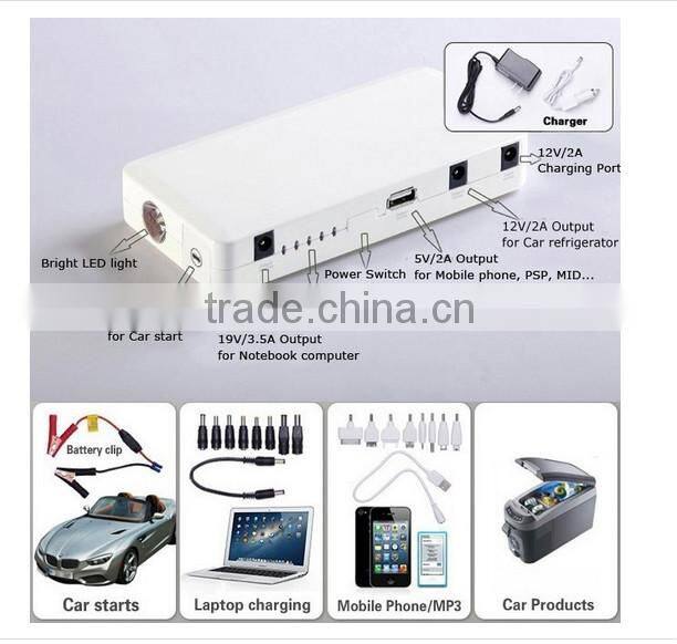 AGA Factory sales high capacity 16000mAh powerful mini auto jump starter lipo car battery