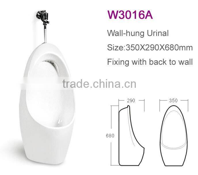 Make in China male urinals for sale W3016A