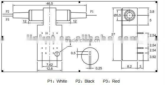 Optical Fiber Switch 1*4 for OADM