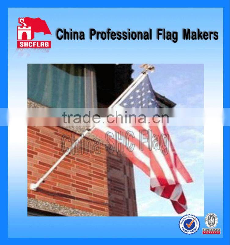 Polyester logo printing banner wall hanging flag banner