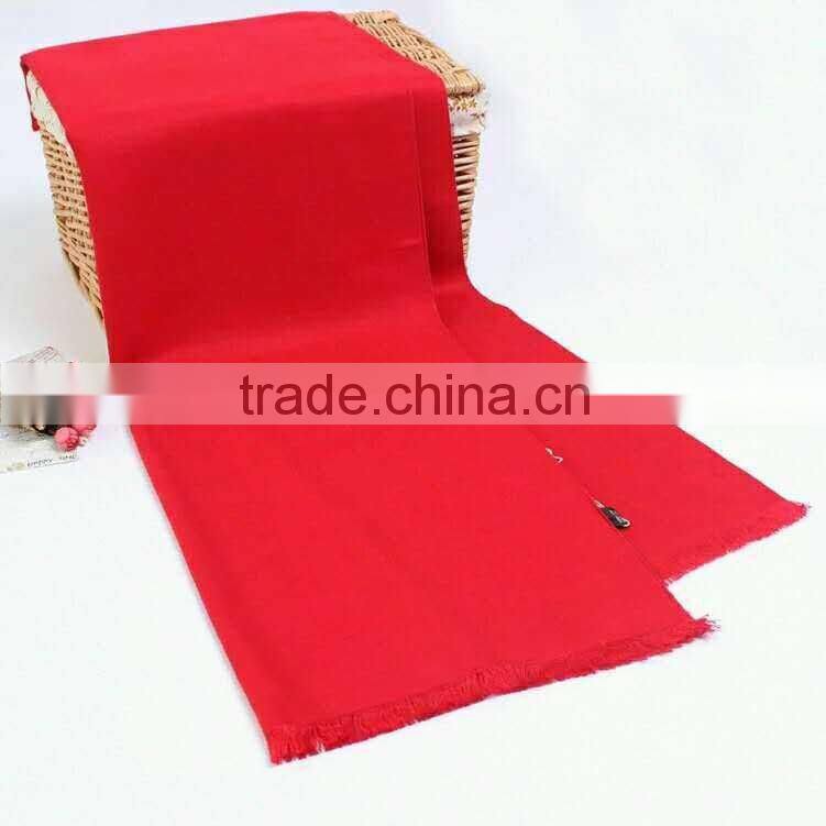 New Winter Fashion Fringe Plain Women Cashmere Shawl