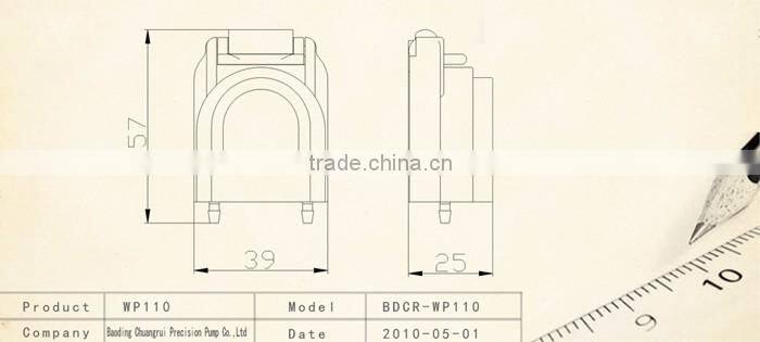 DC motor peristaltic pumps