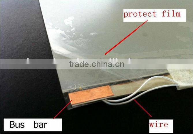 non-adhesive smart film is laminated into one 6mm glass, high 85-87% transparent