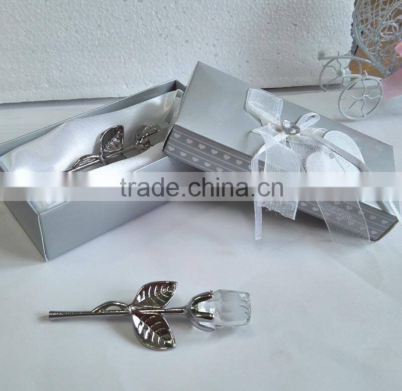 Crystal Indian wedding decorations Choice Rose decoration Bridal Shower Party Return Gifts for Guest