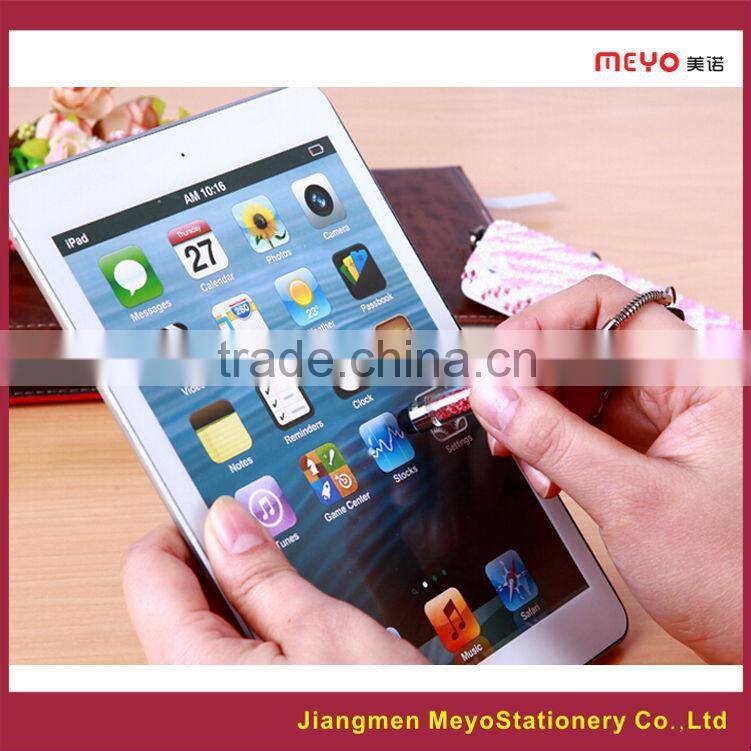 Crystal Capacitive Touch Ballpoint Pen, colors crystal filled pen