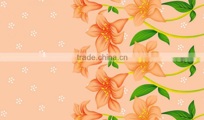 make to order 100polyester pigment printed brushed microfiber fabric for home textile woven technics 220-280cm width